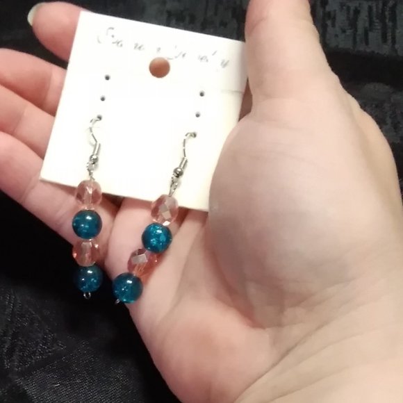 3/$20.00 Vibrant Handmade earrings - Picture 3 of 3